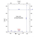Camera frigorifica completa cu podea si usa acces, grosime pereti 80 mm., 210x270xH220 cm, 10,1 m3-2