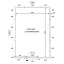 Camera frigorifica completa cu podea si usa acces, grosime pereti 80 mm., 210x300xH220 cm, 11,2 m3-2