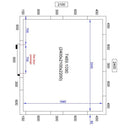 Camera frigorifica completa cu podea si usa acces, grosime pereti 80 mm., 240x210xH220 cm, 8,9 m3-2