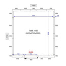 Camera frigorifica completa cu podea si usa acces, grosime pereti 80 mm., 240x270xH220 cm, 11,6 m3-2