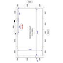 Camera frigorifica completa cu podea si usa acces, grosime pereti 80 mm., 270x150xH220 cm, 6,9 m3-2