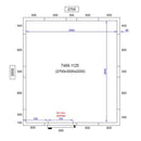 Camera frigorifica completa cu podea si usa acces, grosime pereti 80 mm., 270x300xH220 cm, 14,7 m3-2