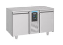 Masa refrigerata inox -2/+8, 2 usi, 2 compartimente individuale, 281 Litri, racire ventilata, clasa energetica A-1