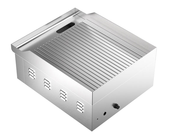 Plita fry top striata, 2 kW alimentare 230 V