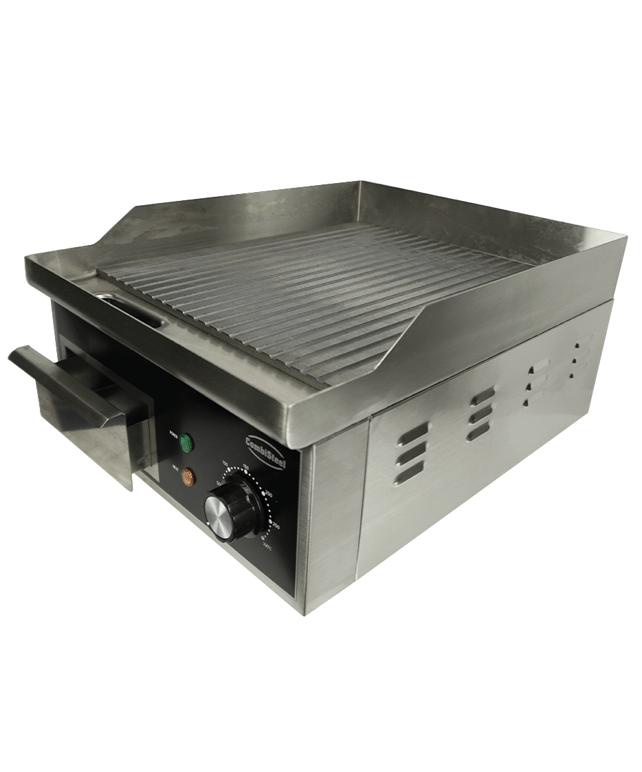 Plita fry top striata, 2 kW alimentare 230 V