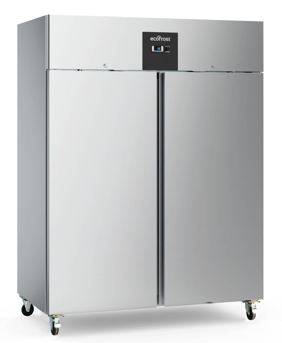 Frigider inox 1200 litri static două uși pentru restaurant hotel catering mare
