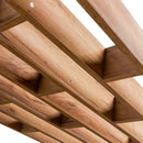 Panou lamele suspendat modular tavan/perete H-250 cm L-96 cm G-10 cm stejar kraft-9