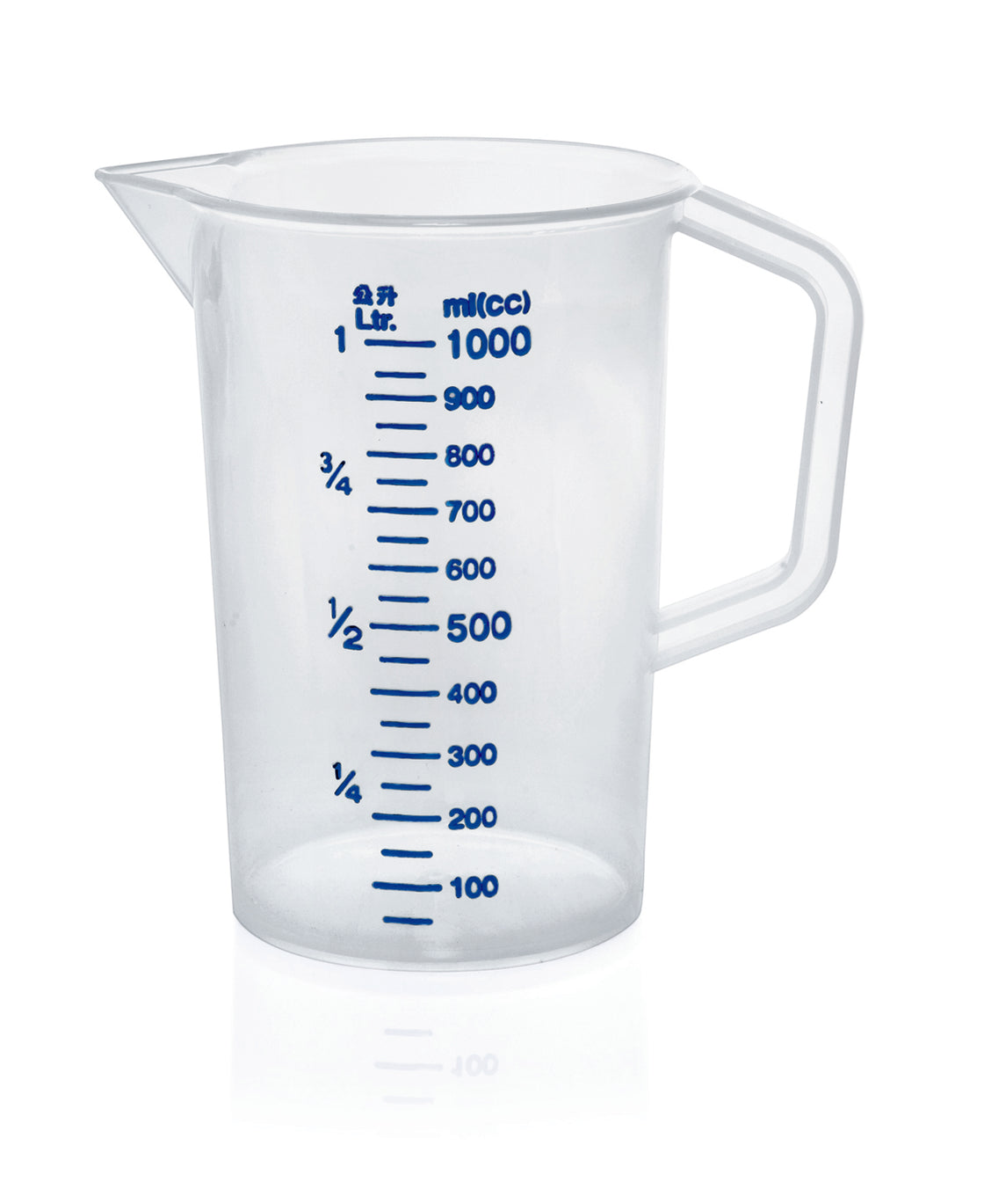 Cana gradata, polipropilena transparenta,5 L / Ø 20 cm / H 27 cm
