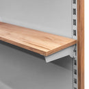Dulap pentru espressor cu polita reglabila si topper H 210 cm L 90 cm G 63 cm, stejar kraft/gri deschis-10