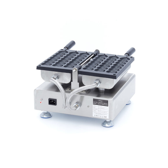 Aparat de copt vafe - 3 acadele inimioare cu emoticoane, dimensiuni vafe L14 x A4 x H2cm