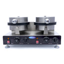 Aparat de copt vafe dublu - pentru cornete de inghetata, dimensiune vafe ø210 x H3 mm Aparatul pentru vafe este un