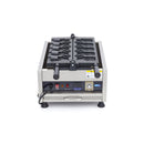 Aparat de copt vafe rotativ - 5 Taiyaki forma peste - dimensiuni vafe L12 x A7 x H3cm Cand coci vafe cu acest