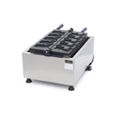 Aparat de copt vafe rotativ - 5 Taiyaki forma peste - dimensiuni vafe L12 x A7 x H3cm Cand coci vafe cu acest