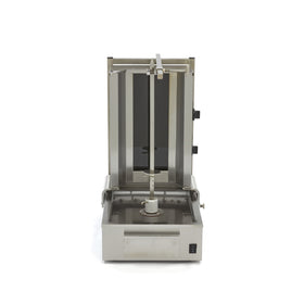 Aparat pentru shaorma si kebab, 2 arzatoare, lungime ax 43.8 cm - 20kg carne, electric