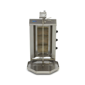 Aparat pentru shaorma si kebab, 3 arzatoare, lungime ax 60.8 cm - 30kg carne, gaz