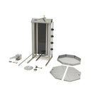 Aparat pentru shaorma si kebab, 4 arzatoare, lungime ax 77 cm - 50kg carne, electric