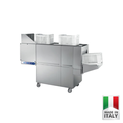 Masina de spalat cosuri si ladite (rack washer) profesionala ATA ALC 100, tunel cu avans automat, Made in Italy - ATA Italia