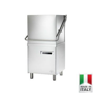 Masina de spalat vase cu capota (hood) profesionala ATA AT 1002, cos 500x500 mm, Made in Italy - ATA Italia