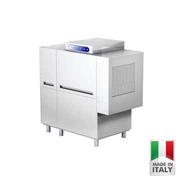 Masina de spalat vase cu avans automat cosuri (tunel) ATA ATR 2700, cos 500x500 mm, pana la ~150 cosuri/ora, Made in Italy - ATA Italia