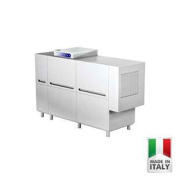 Masina de spalat vase cu avans automat cosuri (tunel) ATA ATR 4300, cos 500x500 mm, pana la ~240 cosuri/ora, Made in Italy - ATA Italia