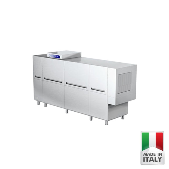 Masina de spalat vase cu avans automat cosuri (tunel) ATA ATR 4900, cos 500x500 mm, pana la ~270 cosuri/ora, Made in Italy - ATA Italia