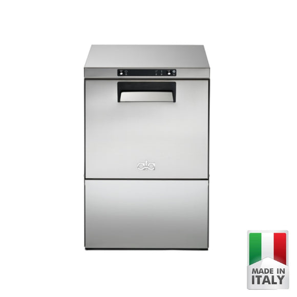 Masina de spalat pahare profesionala ATA B 21 D, cos 400x400 mm, cosuri/ora 30, cu pompa de evacuare, Made in Italy - ATA Italia