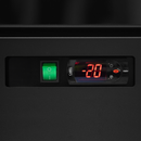 Atom Maxi F3DB-Negru RAL9005, 1090 l, -18 to -22, 3 uși din sticlă cu balama, Ventilat, LED, 1280 W, D