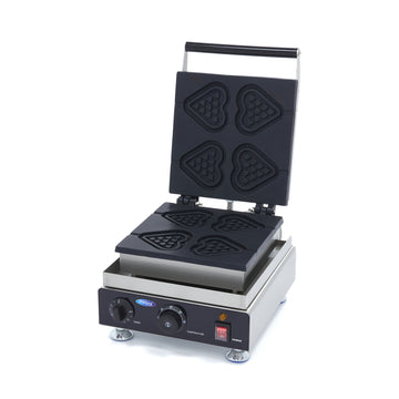 Aparat de copt vafe - 4 inimi, dimensiuni vafe L105 x A105 x I14mm