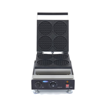 Aparat de copt vafe - 4 mini rondele, dimensiune vafe Ø 110 x 16mm Iti place sa oferi clientilor