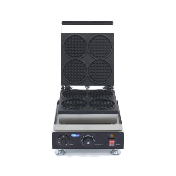 Aparat de copt vafe - 4 mini rondele, dimensiune vafe Ø 110 x 16mm Iti place sa oferi clientilor