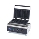 Aparat de copt vafe, 6 vafe pe bat 135x40x40mm, 2 modele Un corn dog artizanal este
