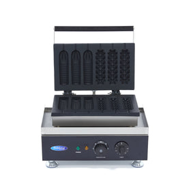 Aparat de copt vafe, 6 vafe pe bat 135x40x40mm, 2 modele Un corn dog artizanal este