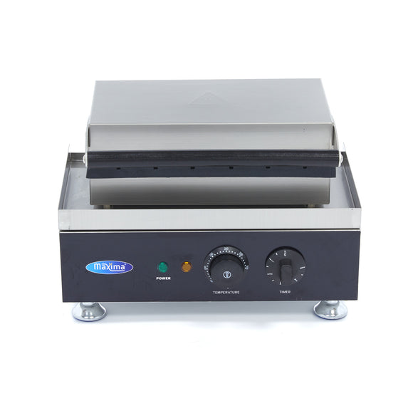 Aparat de copt vafe, 6 vafe pe bat 135x40x40mm, 2 modele Un corn dog artizanal este