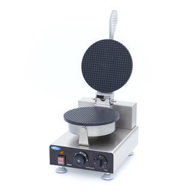 Aparat de copt vafe, pentru cornet de inghetata, dimensiune vafe ø210 x H3 mm Acest aparat pentru vafe tip