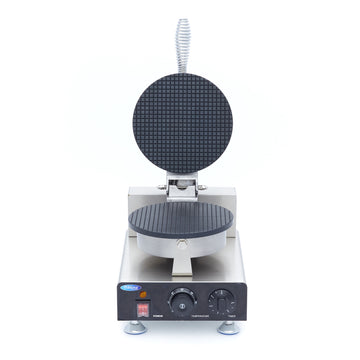 Aparat de copt vafe, pentru cornet de inghetata, dimensiune vafe ø210 x H3 mm Acest aparat pentru vafe tip