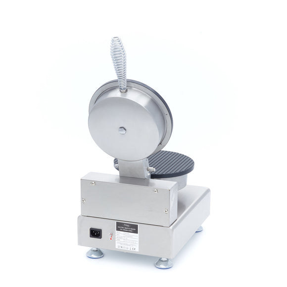 Aparat de copt vafe, pentru cornet de inghetata, dimensiune vafe ø210 x H3 mm Acest aparat pentru vafe tip