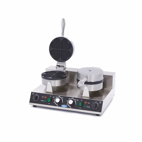 Aparat de copt vafe dublu - 8 vafe in forma de inima