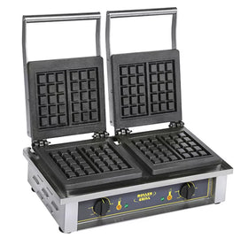 Aparat de copt vafe model bruxelles 3,2kw cu doua matrite de 100x170mm Aparat de copt vafe model