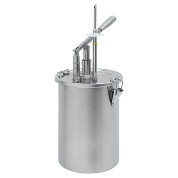 Aparat manual injectat creme, gem, ciocolata, inox, 4,5 Lt. dozaj max. 40 ml.