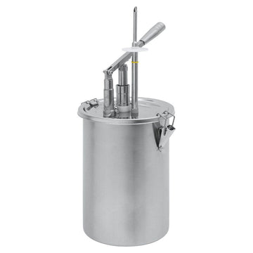 Aparat manual injectat creme, gem, ciocolata, inox, 4,5 Lt. dozaj max. 40 ml.