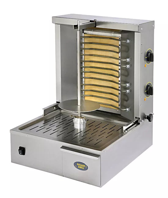 Aparat shaorma, Capacitate 15 kg, Putere 3.6 kW, Inaltimea Ax 400 mm