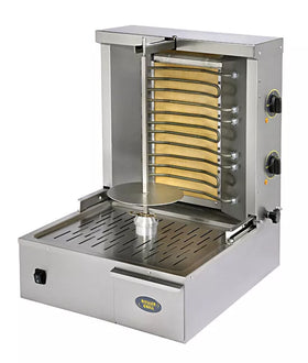 Aparat shaorma, Capacitate 15 kg, Putere 3.6 kW, Inaltimea Ax 400 mm