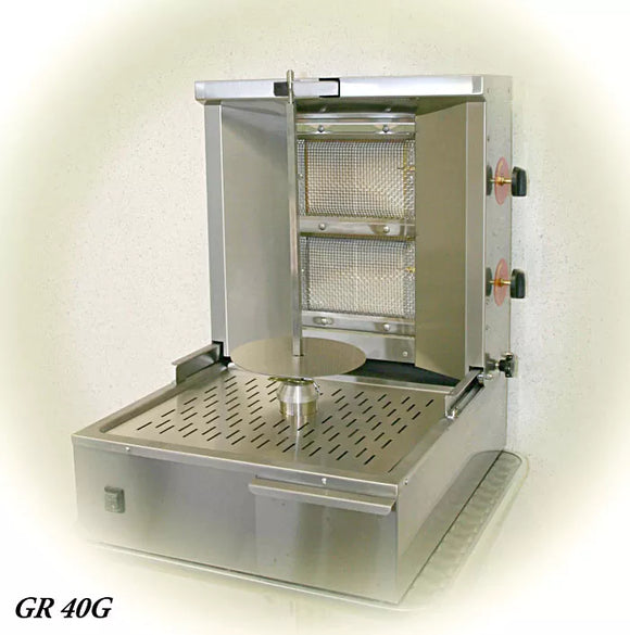 Aparat shawarma, capacitate 15 kg, ax 400 mm, putere 7 kw