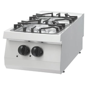 Aragaz de banc cu 2 arzatoare, 70cm, 13.5kW