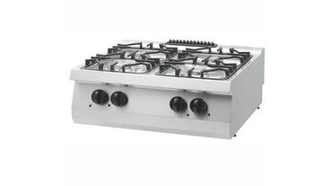 Aragaz de banc cu 4 arzatoare Maxima, 70cm, 27kW