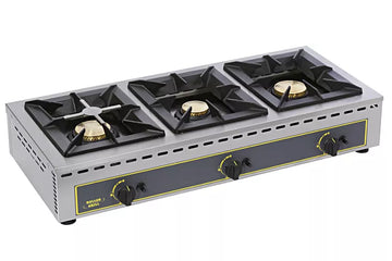 Arzator cu gaz - 3 arzatoare de 7 kw fiecare, putere totala 21 kw, dimensiuni 1005x510x195mm Arzatorul cu gaz 3 arzatoare