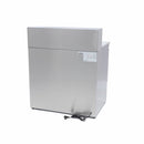 Banc refrigerat preprare pizza cu blat granit, 0C 10C, cu 2 usi, vitrina de ingrediante cu capac inox pentru 5 cuve GN 16