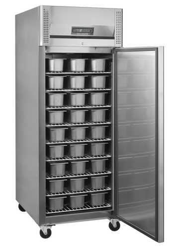 Congelator patiserie inghetata inox BF850I vedere laterala Tefcold – congelator inox patiserie si inghetata pentru patiserie si cofetarie