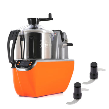 Blender vertical, viteza variabila 350 - 3500 rpm, functie puls revers, 2 cutite, bol 5.4 litri, afisaj digital, 1,1 kW
