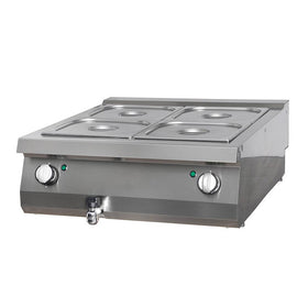 Bain Marie electric, dublu, 70cm, 2kW Lucrezi cu ingrediente care nu